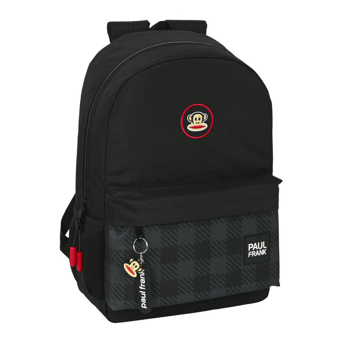 Ghiozdan Paul Frank Campers Negru (30 x 46 x 14 cm)