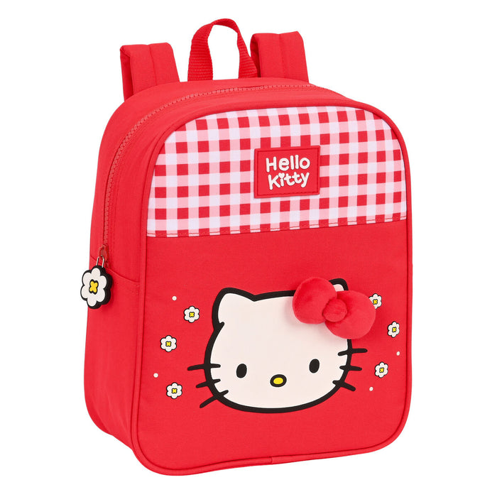 Rucsac pentru Copii Hello Kitty Spring Roșu (22 x 27 x 10 cm)