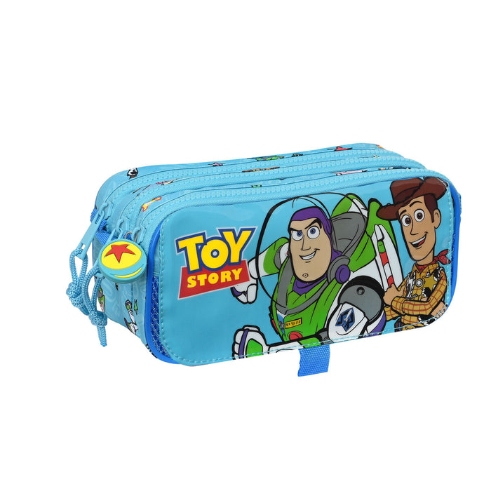 Penar triplu Toy Story Ready to play Albastru deschis (21,5 x 10 x 8 cm)