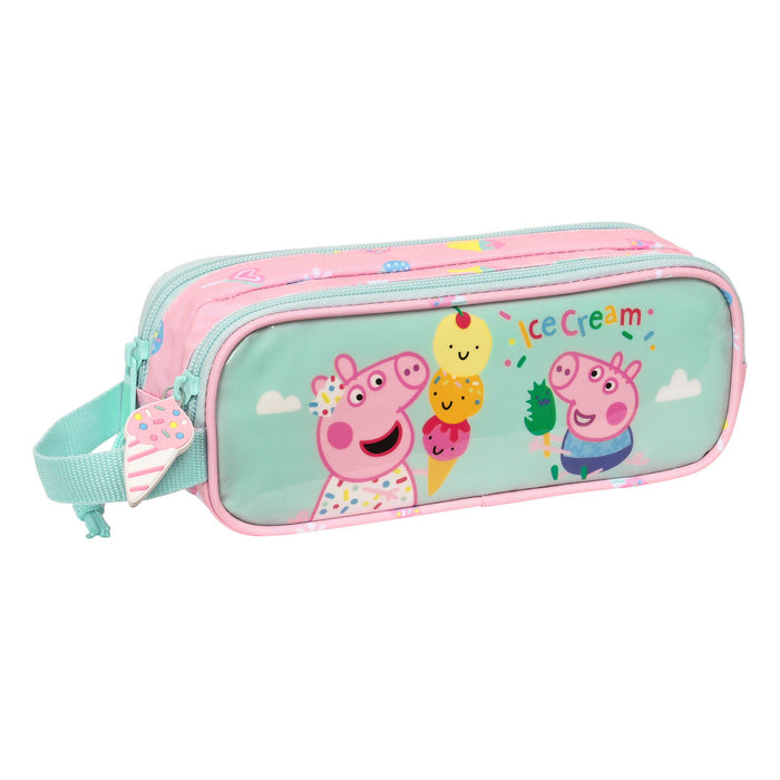 Penar dublu Peppa Pig Ice cream Roz Mentă 21 x 8 x 6 cm