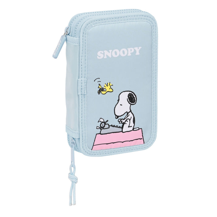 Penar cu Accesorii Snoopy Imagine Albastru 12.5 x 19.5 x 4 cm (28 Piese)