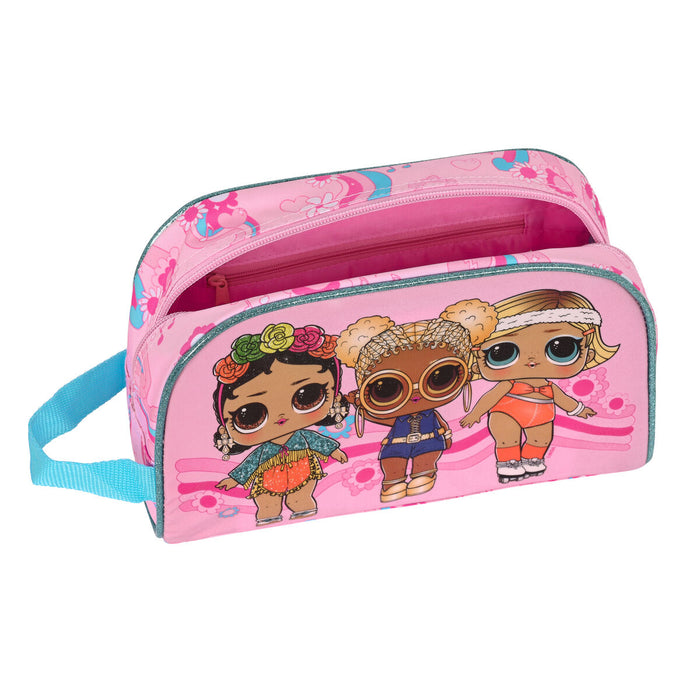 Trusă Școlară LOL Surprise! Glow girl Roz (26 x 16 x 9 cm)