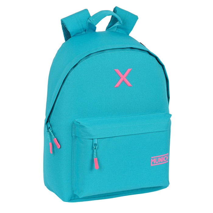 Rucsac pentru Laptop Munich munich basicos 31 x 41 x 16 cm Turquoise