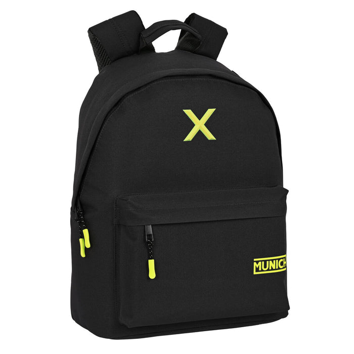 Rucsac pentru Laptop Munich munich basicos 31 x 41 x 16 cm Negru
