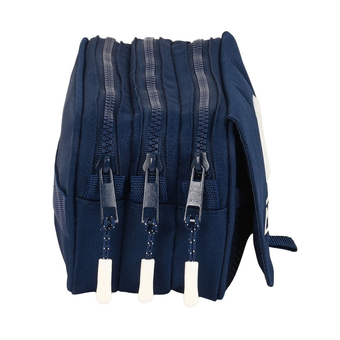 Penar triplu Munich Marino Bleumarin (21,5 x 10 x 8 cm)