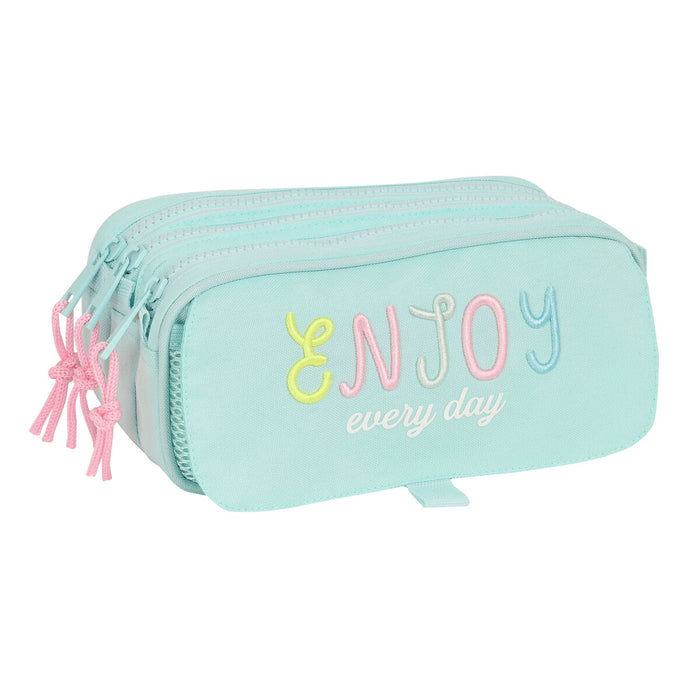 Penar triplu BlackFit8 Enjoy Verde 21,5 x 10 x 8 cm