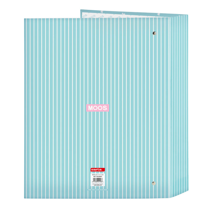 Biblioraft Moos Butterflies Albastru A4 27 x 33 x 6 cm