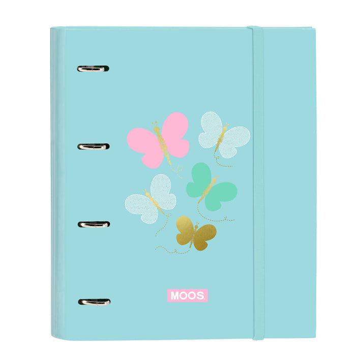 Biblioraft Moos Butterflies Albastru 27 x 32 x 3.5 cm