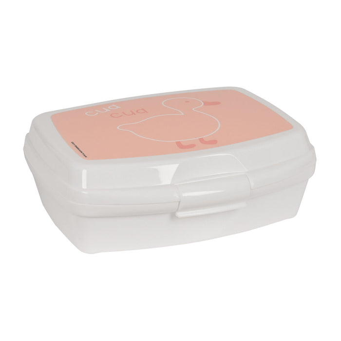 Cutie pentru Sandwich Safta Patito 17 x 6 x 14 cm Roz