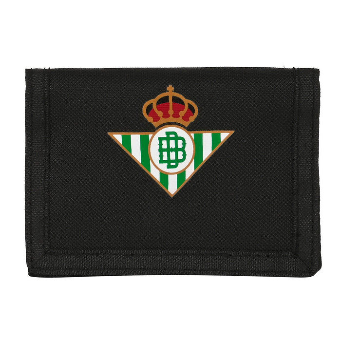 Portmoneu Real Betis Balompié Negru Lămâie verde 12.5 x 9.5 x 1 cm