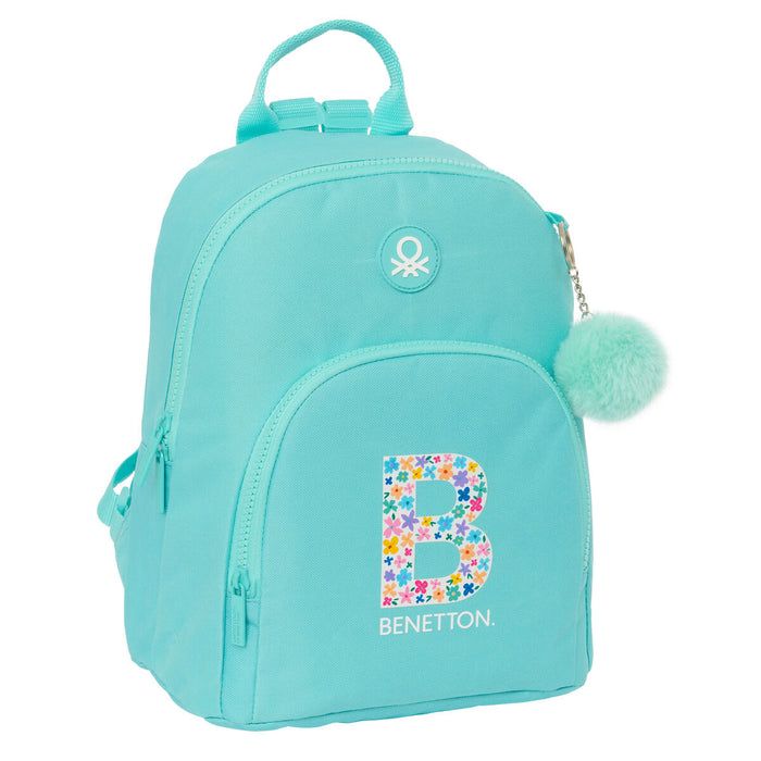 Rucsac Benetton Letter Mini Verde 25 x 30 x 13 cm