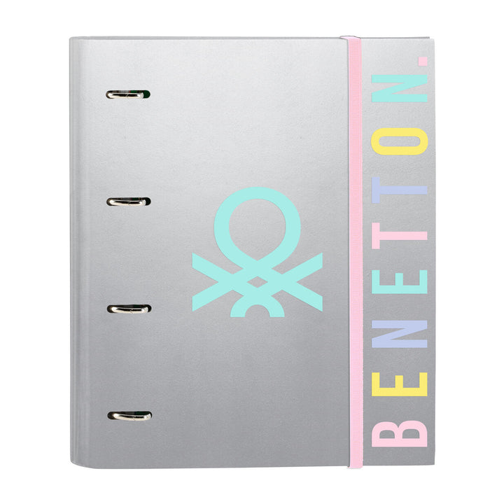 Biblioraft Benetton Silver Argintiu 27 x 32 x 3.5 cm