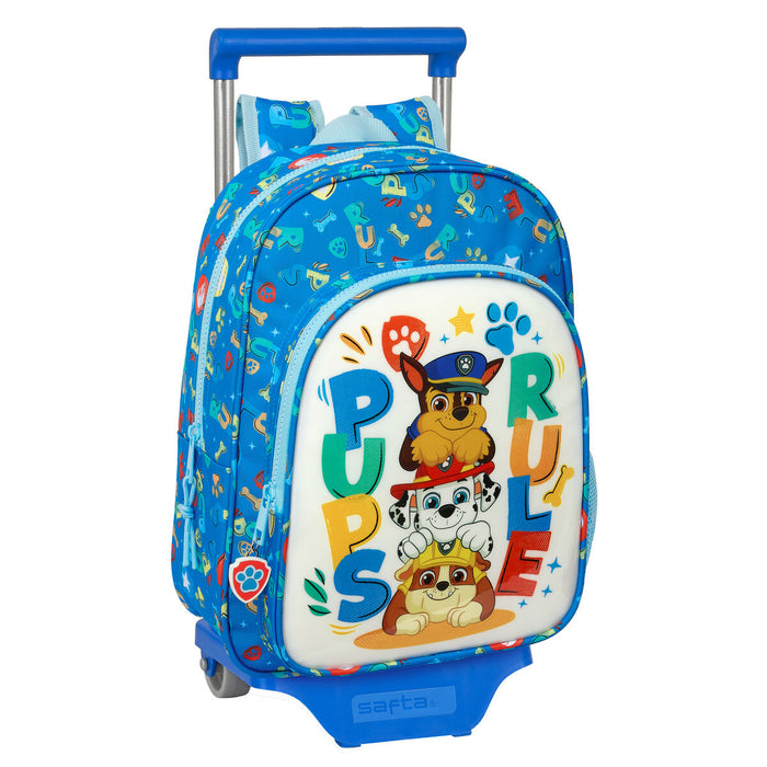 Ghiozdan cu Roți The Paw Patrol Pups Purple 26 x 34 x 11 cm