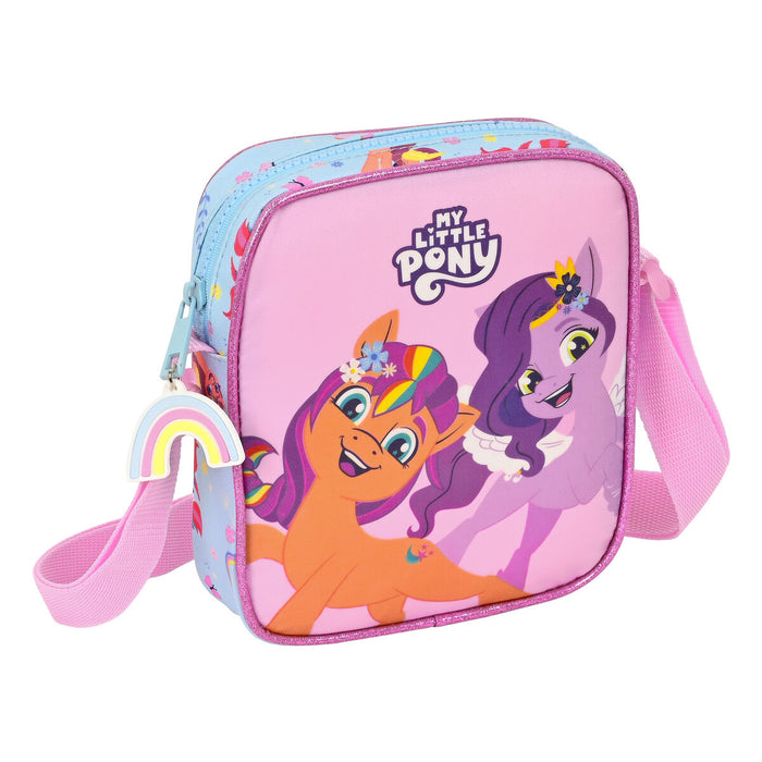 Geantă Bandulieră My Little Pony Wild & free Albastru Roz 16 x 18 x 4 cm