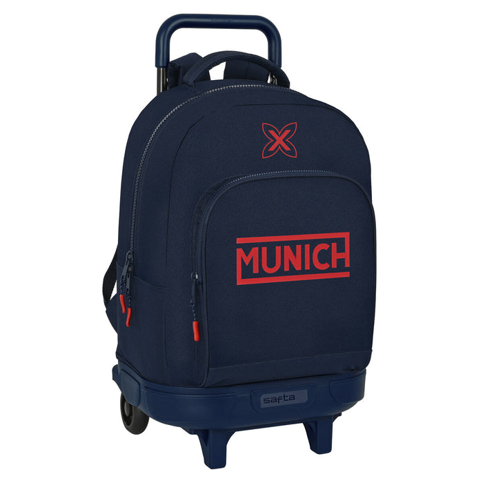 Ghiozdan cu Roți Munich Flash 33 x 45 x 22 cm Bleumarin