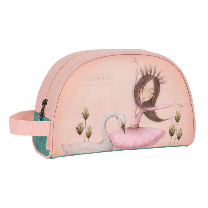 Trusă de Voiaj Santoro Swan lake Gri Roz Poliester 300D 28 x 18 x 10 cm