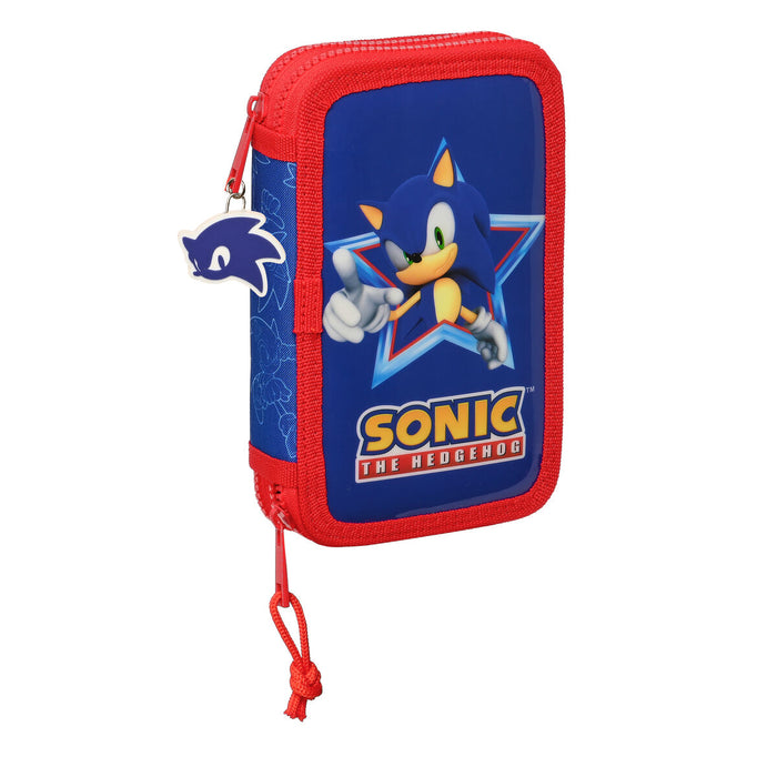 Creion dublu Sonic Let's roll Bleumarin 12.5 x 19.5 x 4 cm (28 Piese)