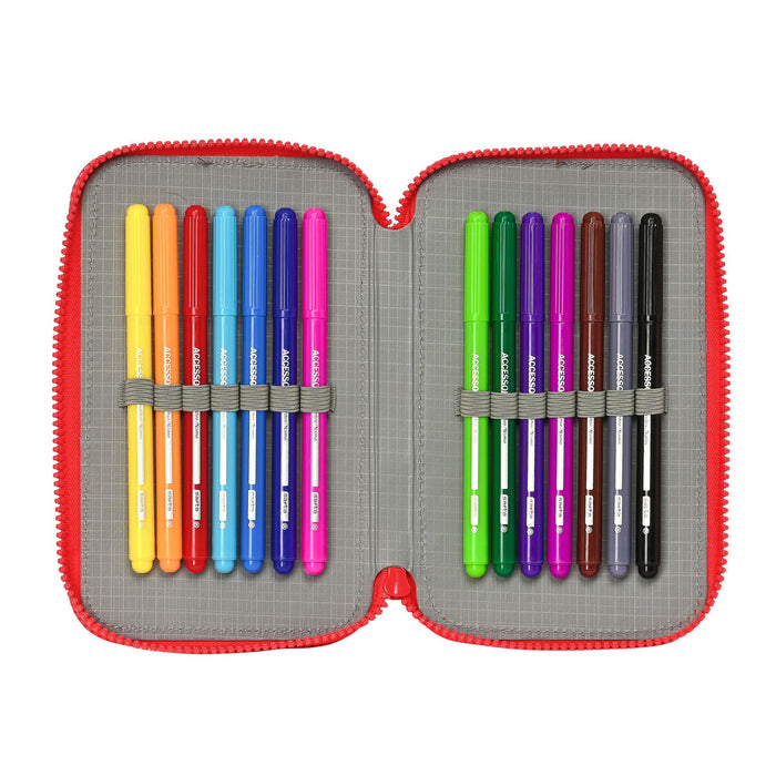 Creion dublu Sonic Let's roll Bleumarin 12.5 x 19.5 x 4 cm (28 Piese)