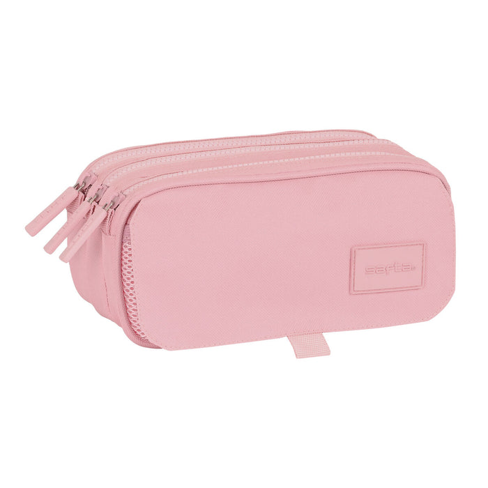 Penar triplu Safta 21,5 x 10 x 8 cm Roz