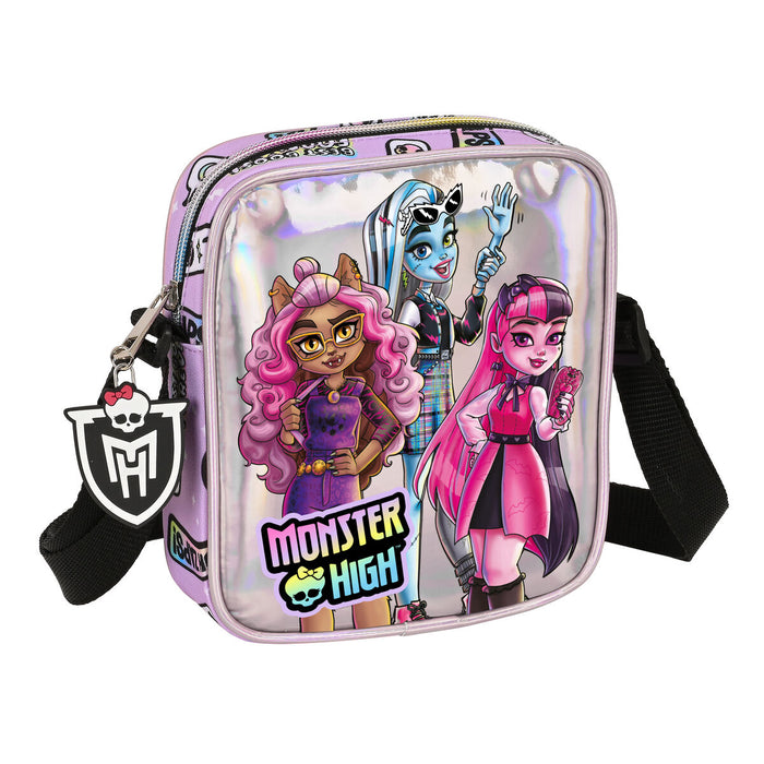 Geantă Bandulieră Monster High Best boos Liliachiu 16 x 18 x 4 cm