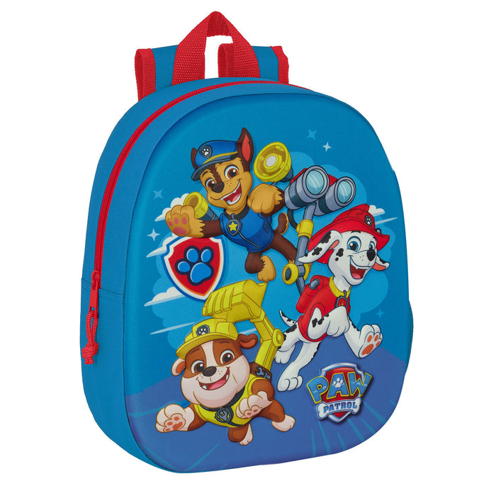 Ghiozdan The Paw Patrol 3D 27 x 33 x 10 cm Albastru
