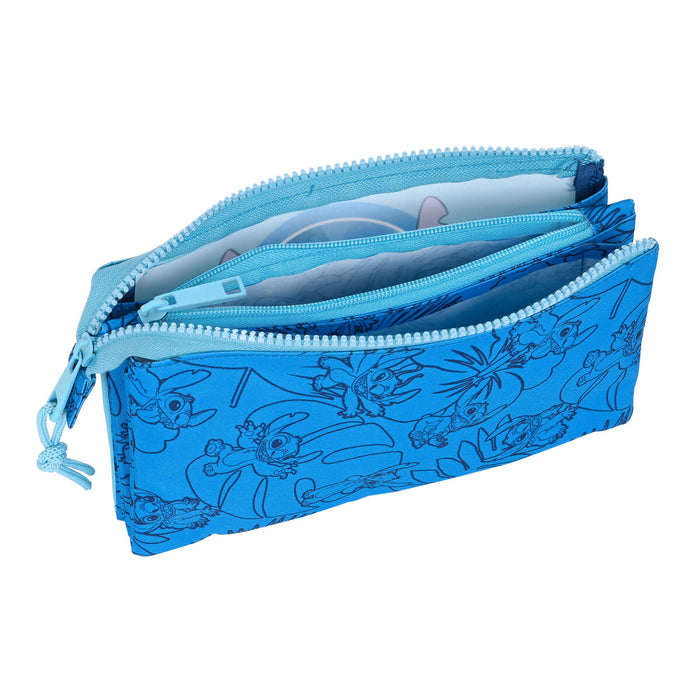 Penar Școlar Stitch Albastru 22 x 12 x 3 cm