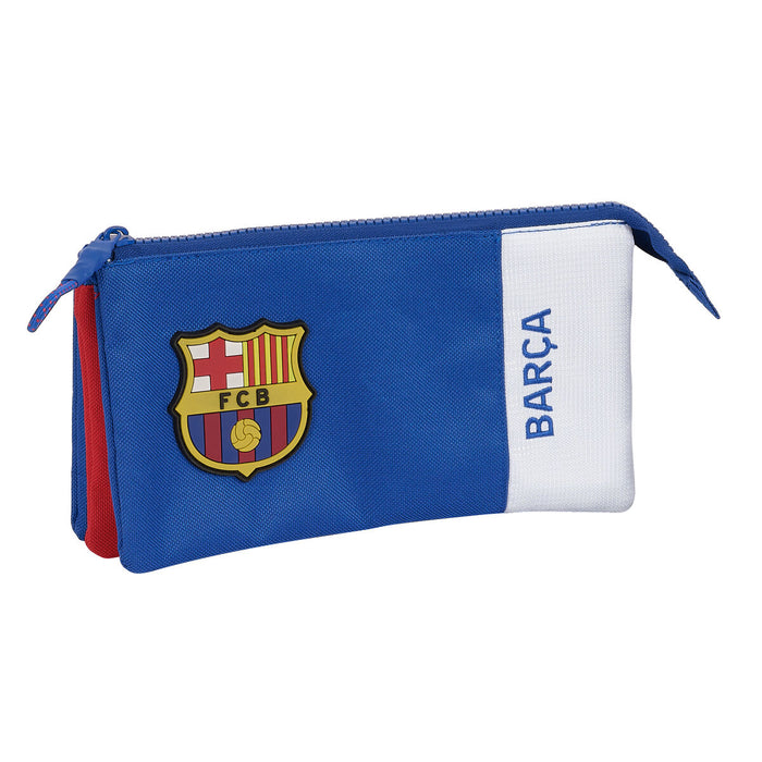 Penar dublu F.C. Barcelona Albastru Castaniu 22 x 12 x 3 cm