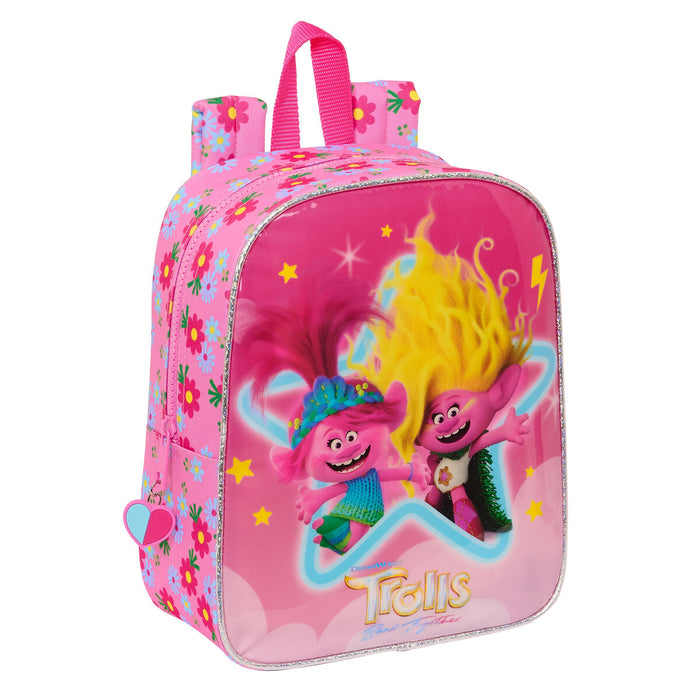 Rucsac pentru Copii Trolls Roz 22 x 27 x 10 cm