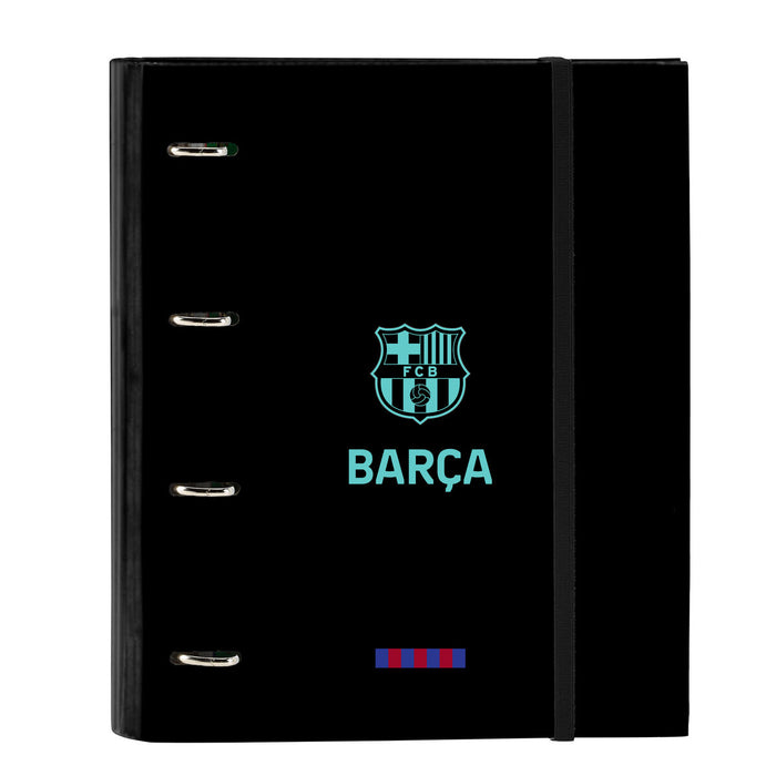 Biblioraft F.C. Barcelona Negru 27 x 32 x 3.5 cm