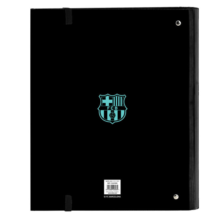Biblioraft F.C. Barcelona Negru 27 x 32 x 3.5 cm