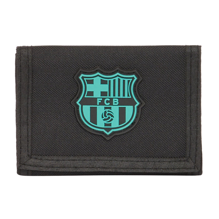 Portmoneu F.C. Barcelona Negru 12.5 x 9.5 x 1 cm