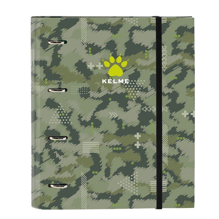Biblioraft Kelme Travel Negru Verde 27 x 32 x 3.5 cm
