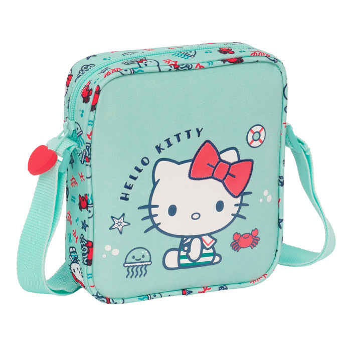 Geantă Bandulieră Hello Kitty Sea lovers Turquoise 16 x 18 x 4 cm