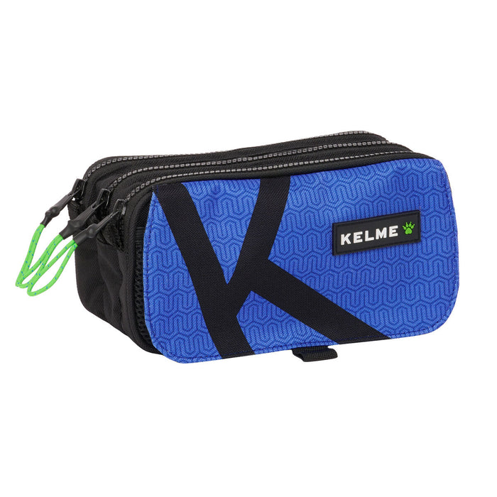Penar triplu Kelme Royal Albastru Negru 21,5 x 10 x 8 cm