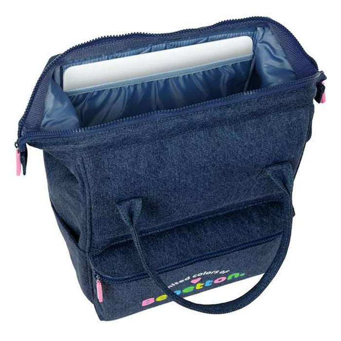 Ghiozdan Benetton Denim 27 x 40 x 19 cm