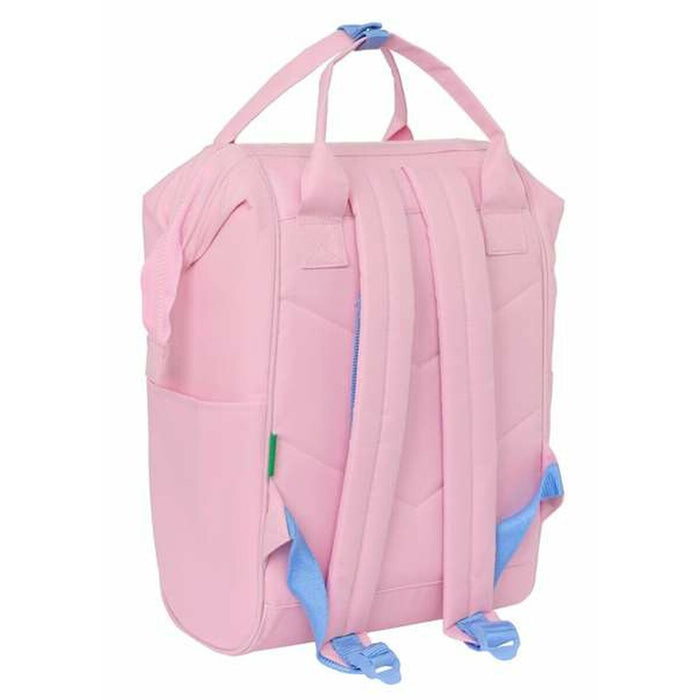 Ghiozdan Benetton Pink 27 x 40 x 19 cm