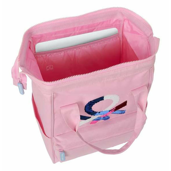 Ghiozdan Benetton Pink 27 x 40 x 19 cm