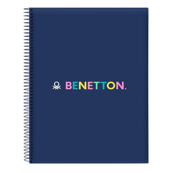 Notebook Benetton Cool Bleumarin A4 120 Frunze