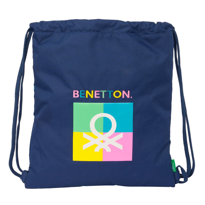 Geantă Rucsac cu Bretele Benetton Cool Bleumarin 35 x 40 x 1 cm