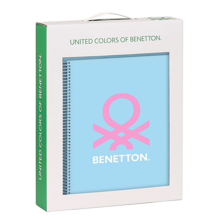 Set de Papetărie Benetton Spring Celeste 2 Piese