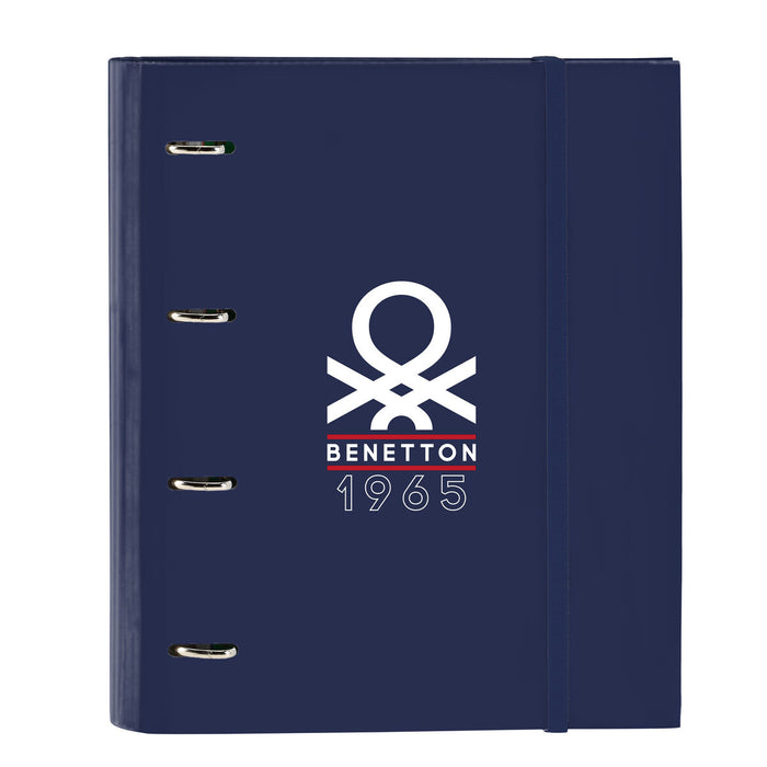 Biblioraft Benetton Varsity Gri Bleumarin 27 x 32 x 3.5 cm