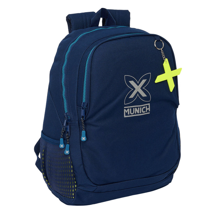 Ghiozdan Munich Nautic Bleumarin 32 x 44 x 16 cm