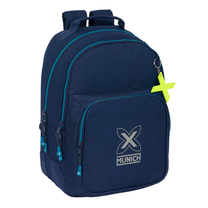 Ghiozdan Munich Nautic Bleumarin 32 x 42 x 15 cm
