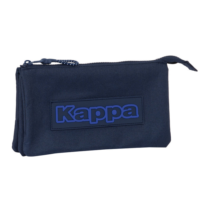Penar triplu Kappa Blue night Bleumarin 22 x 12 x 3 cm