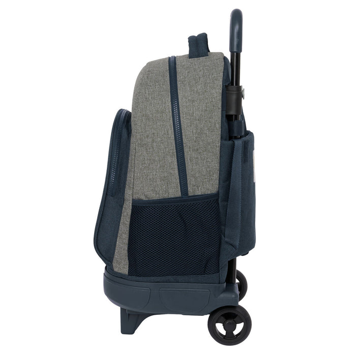 Ghiozdan cu Roți Kappa Dark navy Gri Bleumarin 33 X 45 X 22 cm