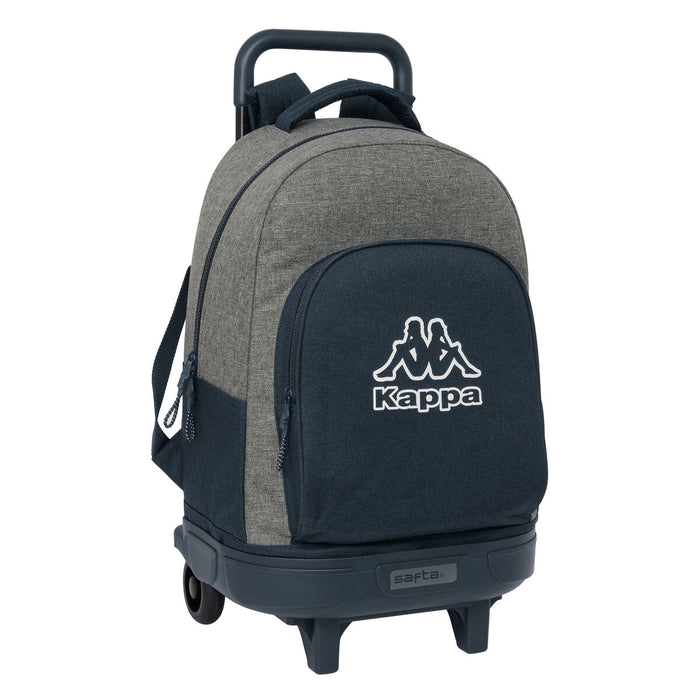 Ghiozdan cu Roți Kappa Dark navy Gri Bleumarin 33 X 45 X 22 cm