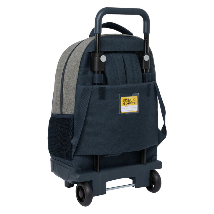Ghiozdan cu Roți Kappa Dark navy Gri Bleumarin 33 X 45 X 22 cm