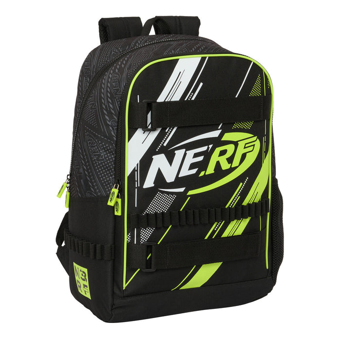 Ghiozdan Nerf Get ready Negru 31 x 44 x 17 cm
