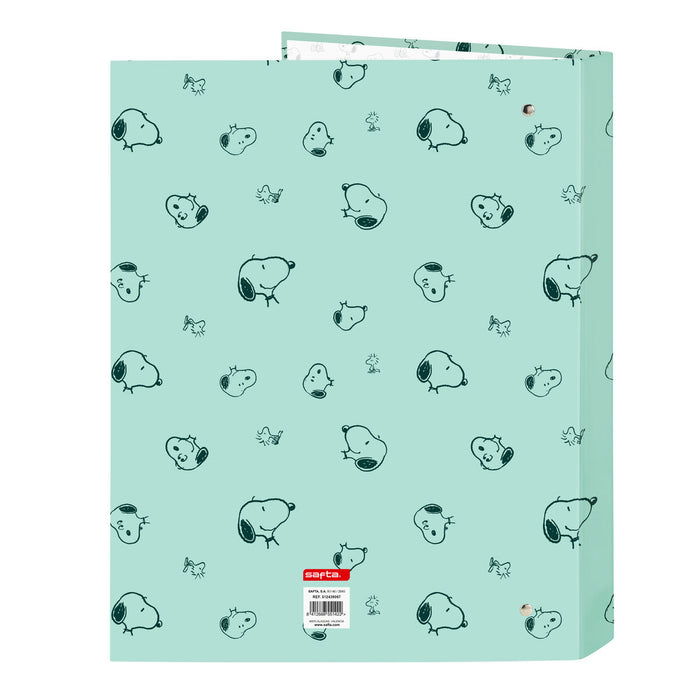 Biblioraft Snoopy Groovy Verde A4 26.5 x 33 x 4 cm