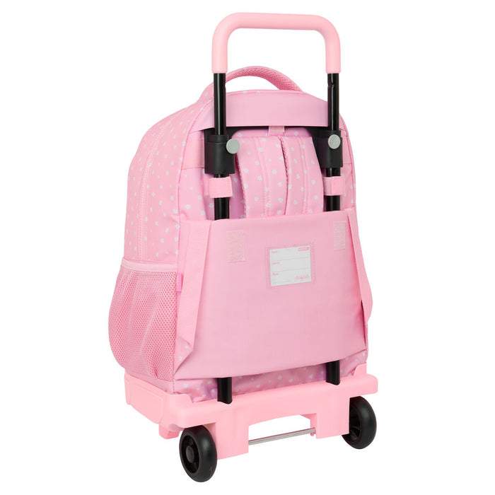 Ghiozdan cu Roți Glow Lab Sweet home Roz 33 X 45 X 22 cm